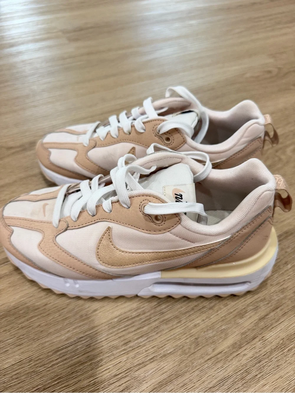 Nike Women’s Light Pink Tan Retro Runner Sneakers